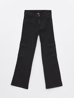 ?spanyol Pa?a K?z ?ocuk Kargo Jean Pantolon