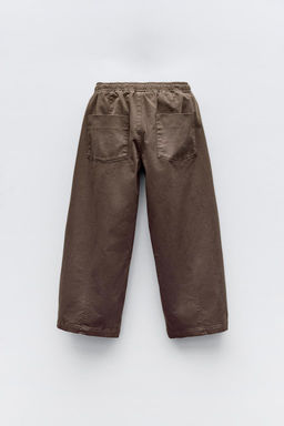 BALLOON FIT PLEATED TROUSERS - Zara фото 6