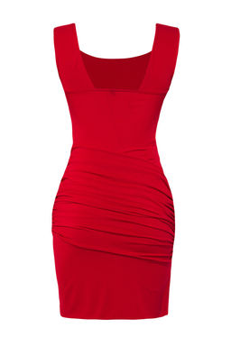 TRENDYOLMILLA Limited Edition S?rt Dekolteli Midi Bodycon Esnek Orme Elbise TWOSS25EL00482 фото 5