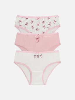ACOOLA / Трусы детские для девочек в наборе из 3шт Andrea цвет в ассортименте