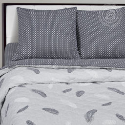 Постельное белье Феникс (поплин зима-лето) 1,5 сп./Пододеяльник стеганый (молния): 1 шт. - 215*143; Простыня: 1 шт. - 215*150; Наволочка (клапан): 2 шт. - 70*70; Зима - лето - Артпостель фото 2