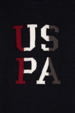 Erkek _ocuk Lacivert Bisiklet Yaka Kazak - U.s. polo assn фото 4