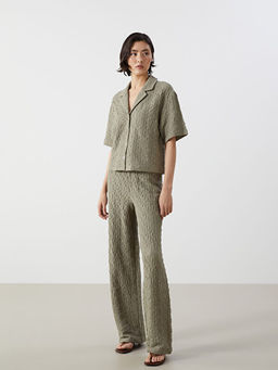 Loose Fit Dokulu Kad?n G?mlek