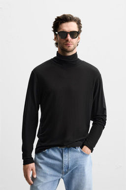 LYOCELL - WOOL T-SHIRT - Zara фото 2