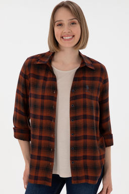 Рубашка с длинным рукавом женской плитки 1 бесплатно для 1 зоны в рубашках - U.s. polo assn фото 3