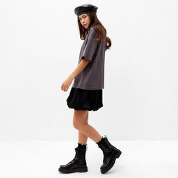 Футболка женская MIST Babe р. L-XL, серый