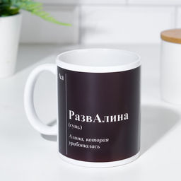 Кружка именная, сублимация РазвАлина, микс, с нанесением - Дарим Красиво фото 5