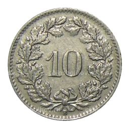 10 раппенов 1947 года Швейцария