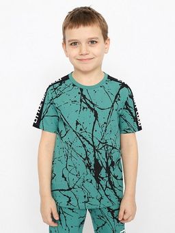 CRB wear/CWKB 63261-37-330 Футболка для мальчика,зеленый/Ex.Cherubino