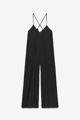 FLOWY TEXTURED JUMPSUIT - Zara фото 8