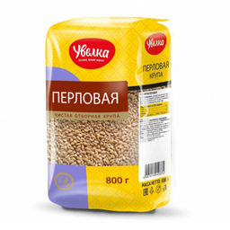У Крупа отборная перловая 800г - Увелка фото 2