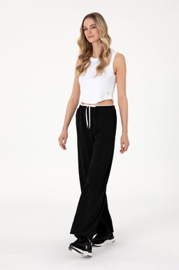 Kad_n Siyah Bel Detayl_ Loose Fit Kanvas Pantolon Sepette S_rpriz _ndirim - U.s. polo assn фото 3