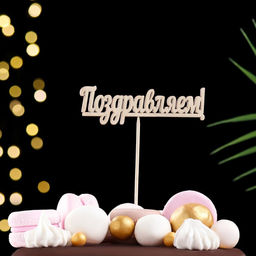 Цена за 7 шт. Топпер Ассорти, МИКС, в фасовке 7 разных, Дарим Красиво  фото 9