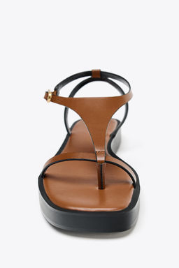 STRAPPY PLATFORM SANDALS - Zara фото 16