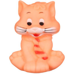 Резиновая игрушка для ванны «Котик», с пищалкой, 1 шт., МИКС