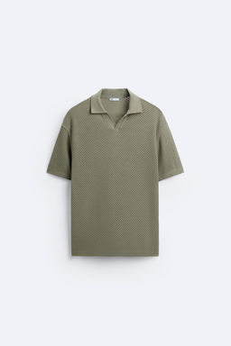 TEXTURED POLO SHIRT - Zara фото 6