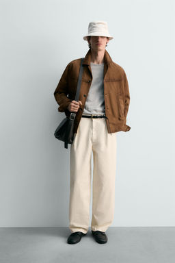 LIMITED EDITION RELAXED FIT PLEATED TROUSERS