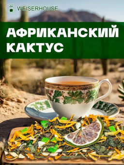 Ароматизированный зеленый чай.  Африканский кактус