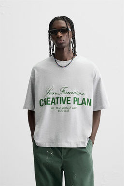 SLOGAN PRINT T-SHIRT - Zara фото 2