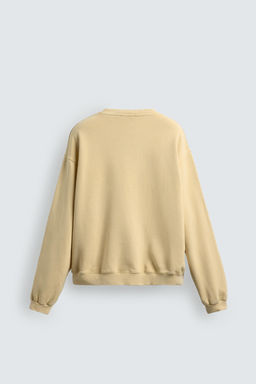 WASHED PRINTED SLOGAN SWEATSHIRT - Zara фото 8