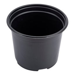 10шт. Горшок для рассады 0,8л d12см h11см (полистирол) черный