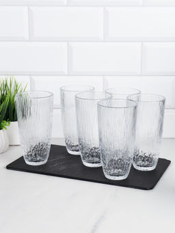 Стакан 6 штук 370 мл / Y6007 /уп 8/ высокий - ГалеонТрейд фото 2