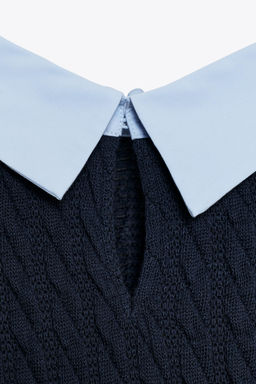 COMBINED POPLIN SHIRT - Zara фото 8