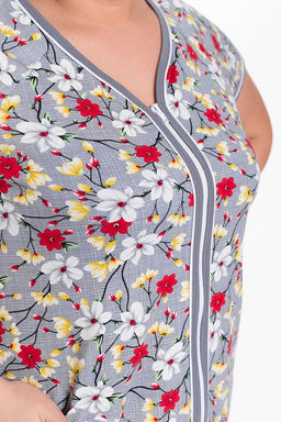 Халат М32012и серый - Елена фото 6