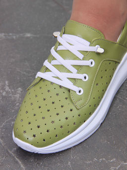 Кроссовки EDART 168.236143w. Авокадо R - Ed'art фото 4