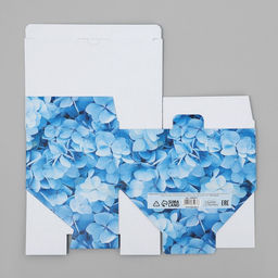 Коробка подарочная складная, упаковка, «Цветущая гортензия», 22×15×10 см