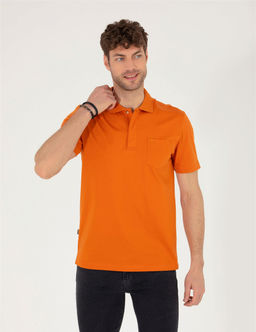 Kahverengi Regular Fit Polo Yaka Merserize Ti__rt