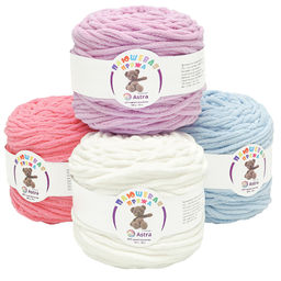 Плюшевая пряжа "Astra Premium"ТМ 100%микрополиэстер 2х100гр/80м