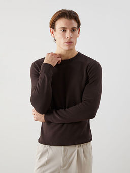 Bisiklet Yaka Erkek Triko Kazak