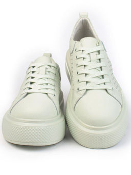 05-DXT52-3 LT. GREEN Кроссовки женские (натуральная кожа) - Фабричный китай фото 9