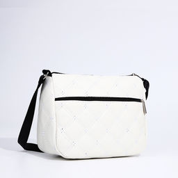 Сумка кросс-боди, наружный карман, цвет белый - Simaland фото 3