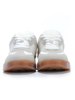 05-6016-2 WHITE/BEIGE Кроссовки женские (искусственные материалы) - No name фото 11
