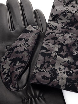 Перчатки женские ш+каш. IS00156 black/porto - Eleganzza фото 2