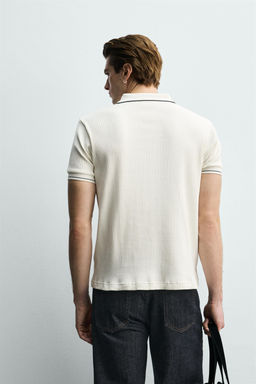 POLO CANAL? REGULAR FIT / Blanco roto - Zara фото 3