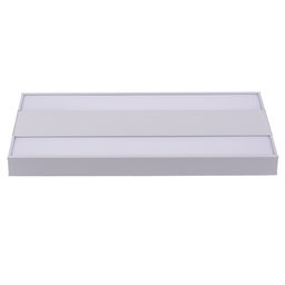 ULO-K16B 2x16W/4000K/L50 5W/3000K IP44 LIGHT GREY Светильник линейный светодиодный подвесной с фоновой подсветкой. Белый свет (4000К). Алюминий. Цвет светло-серый. TM Uniel