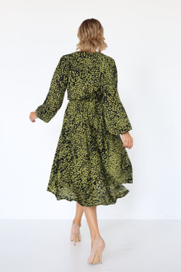 Платье миди с юбкой-полусолнце - Looklikecat фото 3