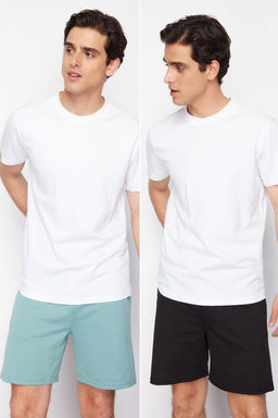 Mint-Siyah Regular/Normal Fit 2li Paket Sort&Bermuda TMNSS21SR0095