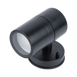 UUL-S21С-7W/GU10 IP65 BLACK Светильник уличный, под лампу GU10. Архитектурный накладной. Корпус черный. TM Uniel
