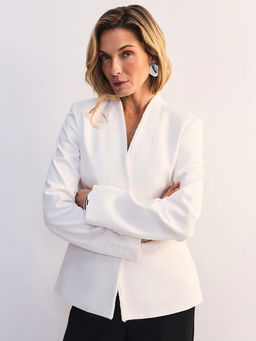 Приталенный жакет из хлопка / Zarina  фото 9