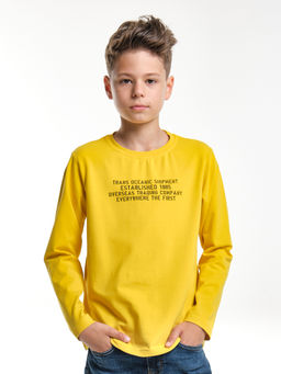Лонгслив для мальчика подростка UD 1988 горчичный