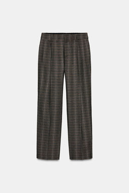 ZW COLLECTION CHECK TROUSERS - Zara фото 6