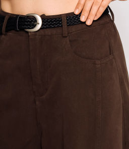 Брюки #КТ6680, шоколадный