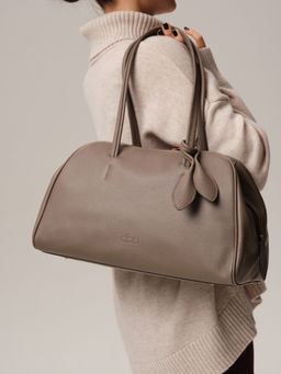 Кожаная сумка Petal DBR 31338 таупе