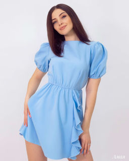 Платье Амая (голубой) - Nadi bordo фото 4