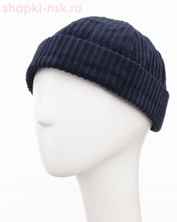 Докер вельвет на тр.подкл. Шапка (56-58)