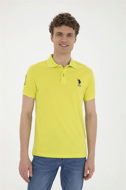 U. S. Polo Assn / Мужская базовая футболка фисташкового цвета